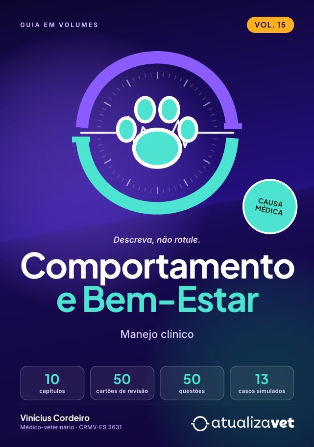 Capa: Volume 15 · Comportamento e Bem-Estar